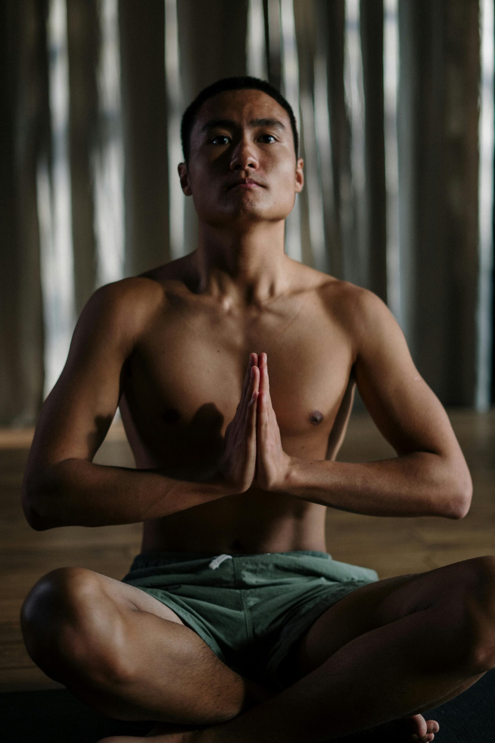 Asian Yoga Man